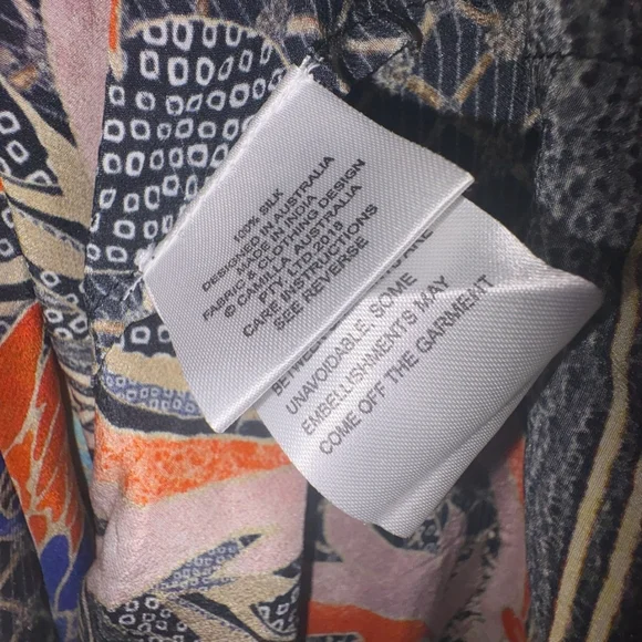 Camilla Round Neck Kaftan Wise Wings Nwt - Picture 9 of 13